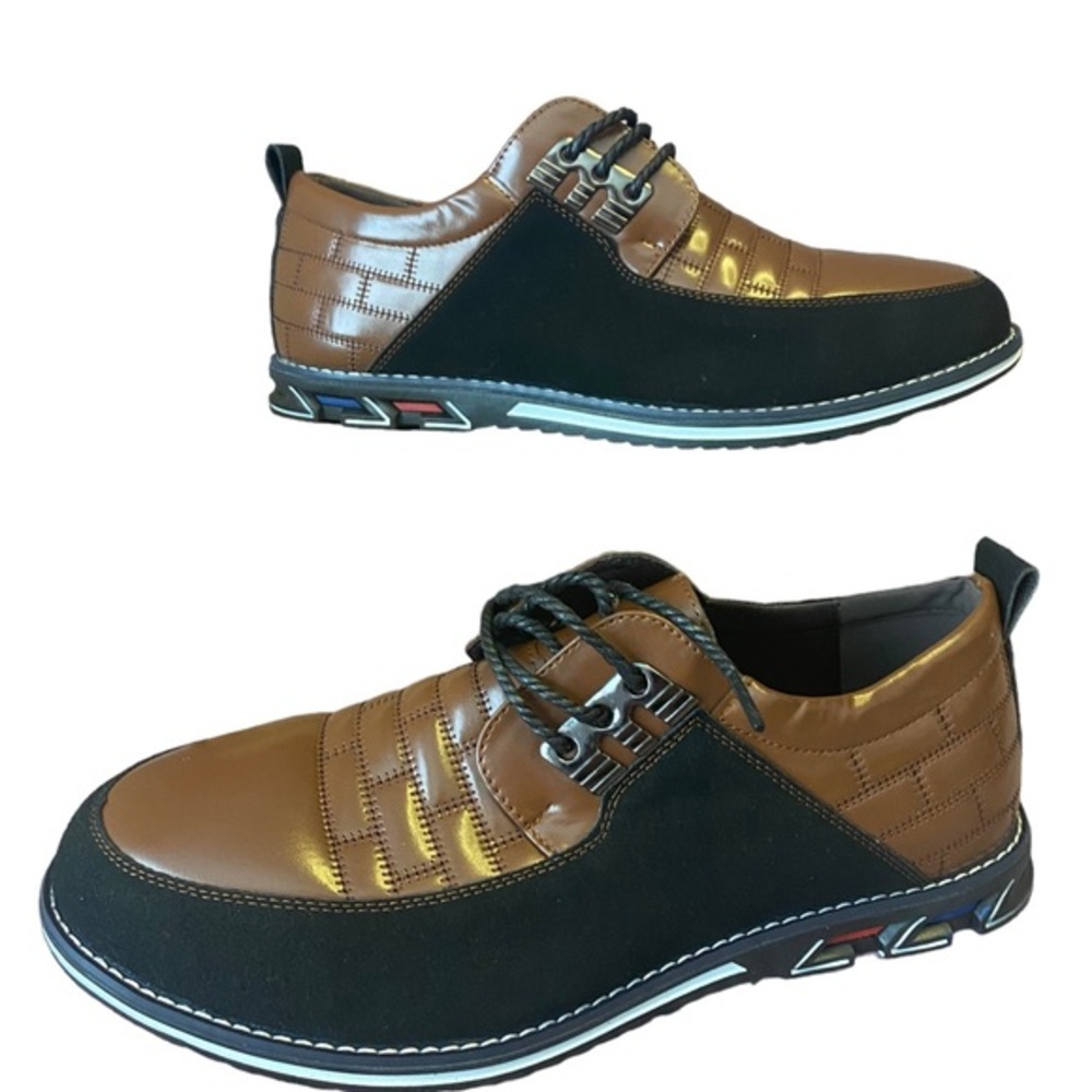 Gatsby Men Brown dress shoes size 12 wide